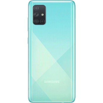 Back Cover Samsung A71 Bleu Turquoise